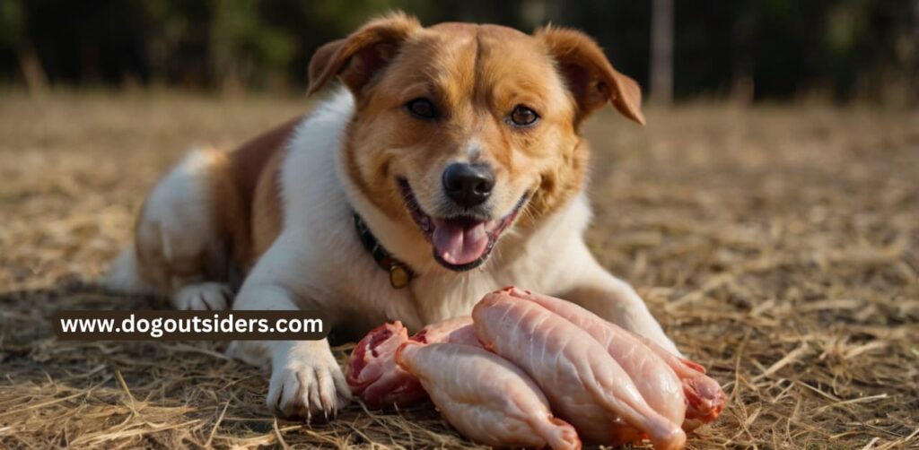 Dog Eat Raw Chicken