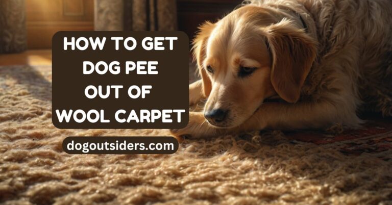 How to get dog pee out of wool carpet