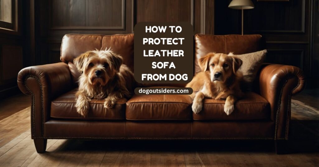 How to protect leather sofa from dog