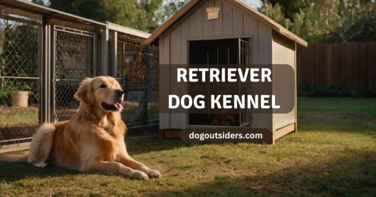 Retriever dog kennel