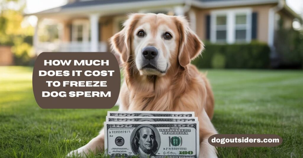 how much does it cost to freeze dog sperm