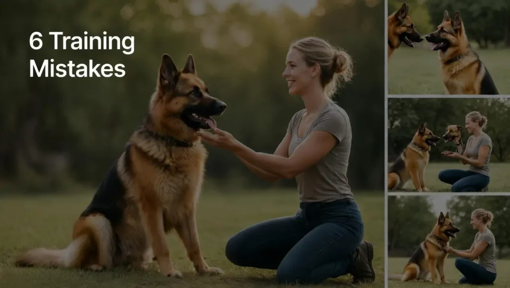 6 Training Mistakes That Slow Down German Shepherd Progress