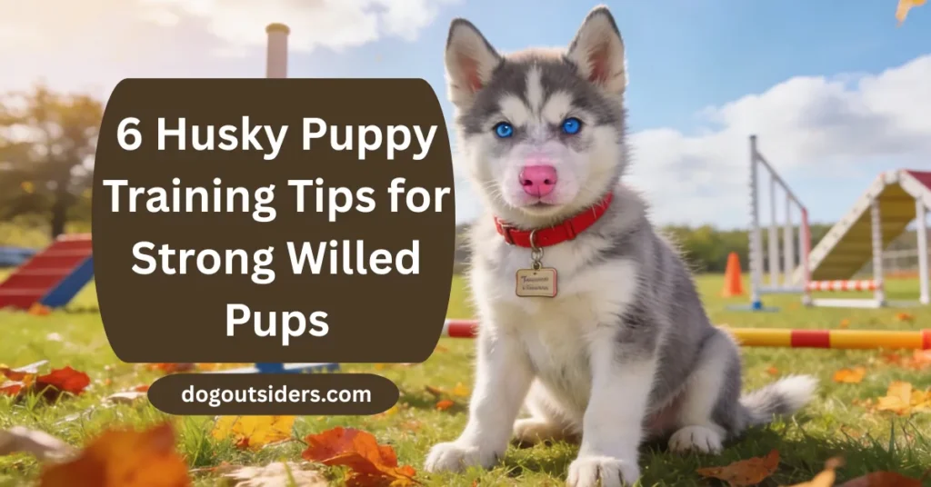 6 husky puppy training tips for strong willed pups