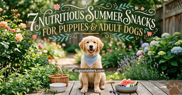 7 Nutritious Summer Snacks for Puppies & Adult Dogs