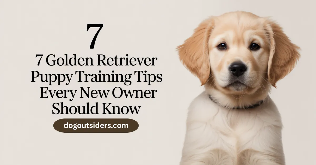 7 golden retriever puppy training tips every new owner should know
