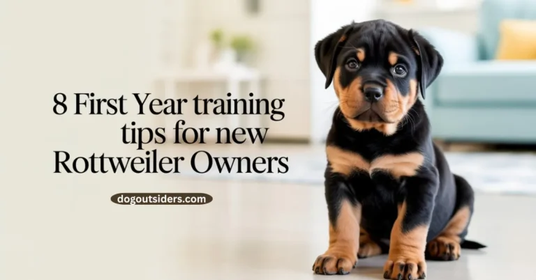 New Rottweiler owner? These 8 first year training tips cover socialization, commands, crate training & more. Start strong from day one.