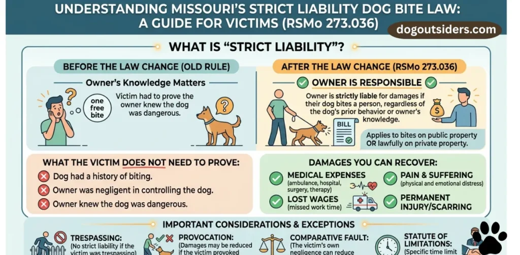 Missouri strict liability dog bite law RSMo 273