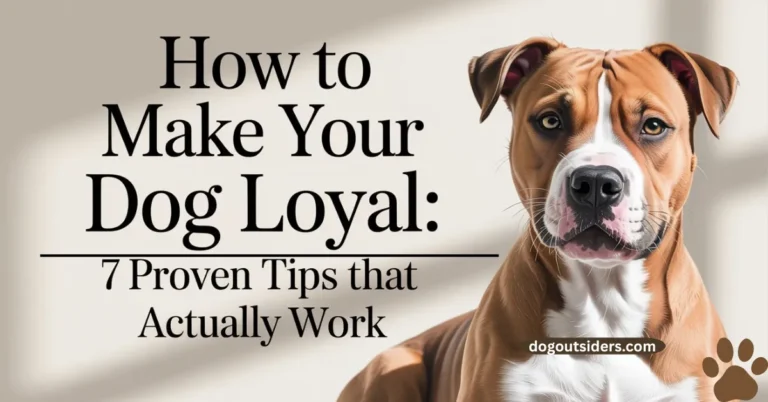 how to make your dog loyal
